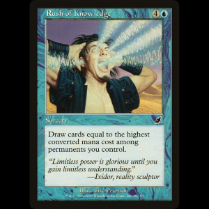 MTG Rush of Knowledge Scourge - PL