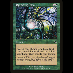 MTG Sprouting Vines Scourge