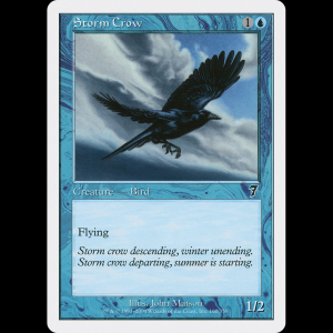 MTG Storm Crow Seventh Edition - Chinese