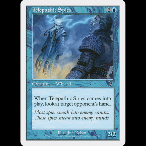 MTG Telepathic Spies Seventh Edition