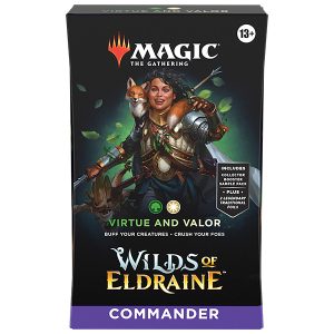 Mtg Wilds Eldraine Commander Deck Virtue and Valor