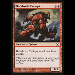 MTG Cíclope de Rocasangrienta (Bloodrock Cyclops) Tenth Edition
