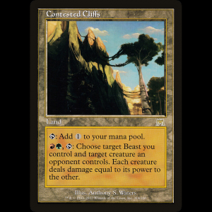 MTG Contested Cliffs Onslaught - HP