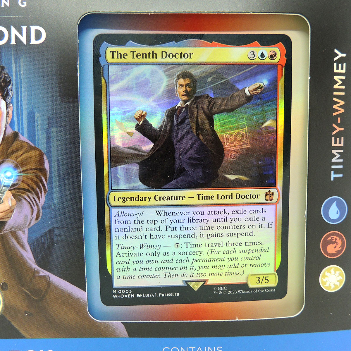 MTG Doctor Who Commander Deck Timey Wimey Precon - Madtoyz