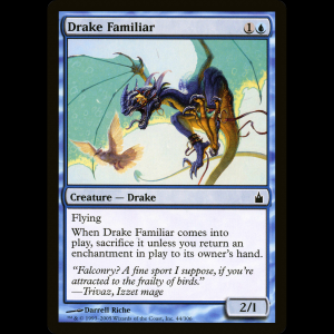 MTG Familiar draco (Drake Familiar) Ravnica: City of Guilds