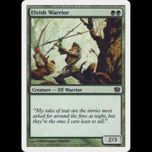 MTG Elvish Warrior Ninth Edition - HP