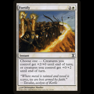 MTG Fortificar (Fortify) Time Spiral