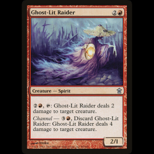 MTG Incursor luz fantasmal (Ghost-Lit Raider) Saviors of Kamigawa