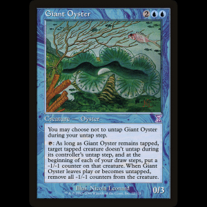 MTG Ostra gigante (Giant Oyster) Time Spiral Timeshifted - PL