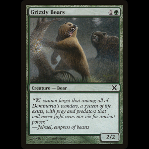 MTG Grizzly Bears Tenth Edition  - HP