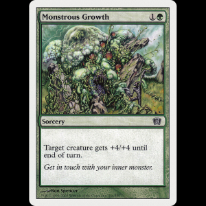 MTG Monstrous Growth Eighth Edition - HP