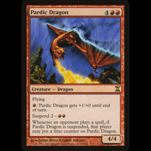 MTG Dragón párdico (Pardic Dragon) Time Spiral - PL