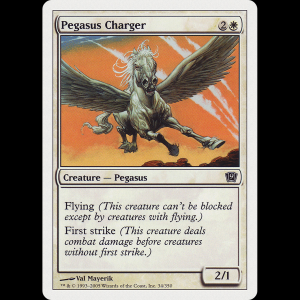 MTG Pegaso de batalla (Pegasus Charger) Ninth Edition