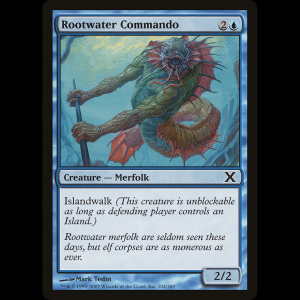 MTG Rootwater Commando Tenth Edition