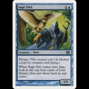 MTG Sage Owl Eighth Edition