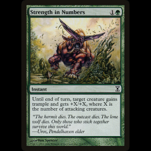 MTG Fuerza numérica (Strength in Numbers) Time Spiral