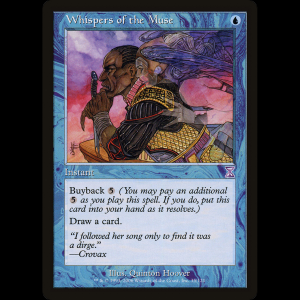 MTG Los susurros de la musa (Whispers of the Muse) Time Spiral Timeshifted