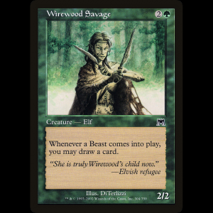MTG Salvaje de Wirewood (Wirewood Savage) Onslaught - HP