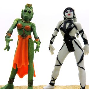 Star Wars Jabba Dancers Power of the Force Hasbro 1998