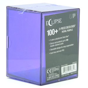 Deck Box MTG Eclipse 2 Pieces Royal Purple Ultra Pro 100+