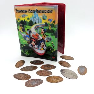 Disney Pressed Coin Collection Album + 12 Monedas