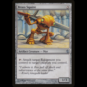 MTG Brass Squire Mirrodin Besieged - CH mbs#101