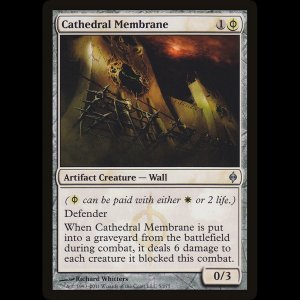 MTG Cathedral Membrane New Phyrexia  - PL