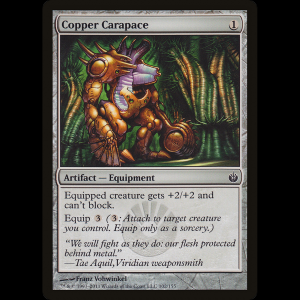 MTG Copper Carapace Mirrodin Besieged