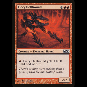 MTG Fiery Hellhound Magic 2012