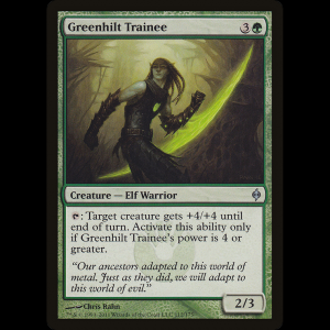 MTG Greenhilt Trainee New Phyrexia