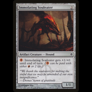 MTG Immolating Souleater New Phyrexia