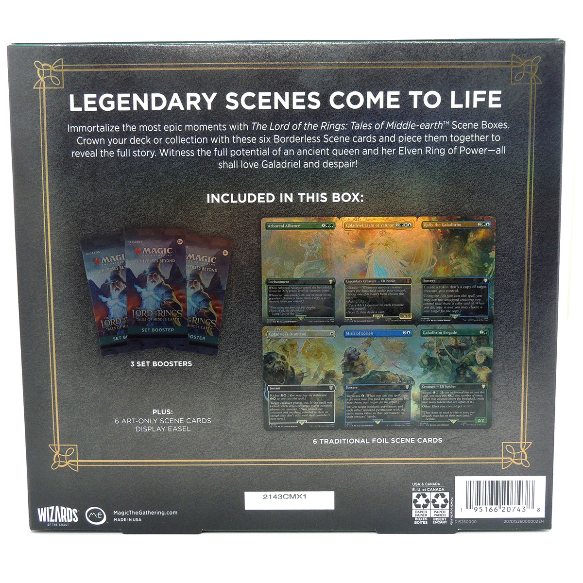 MTG LOTR Scene Box The Might of Galadriel - Madtoyz