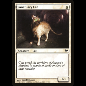 MTG Gato del santuario (Sanctuary Cat) Dark Ascension