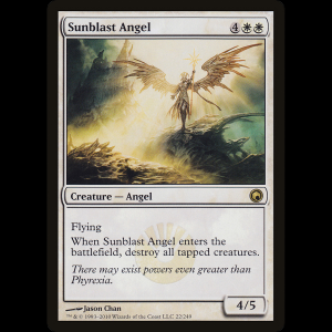 MTG Sunblast Angel Scars of Mirrodin