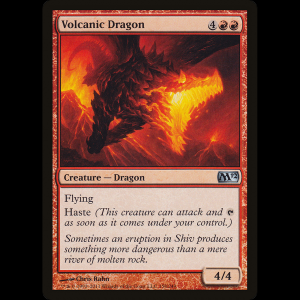 MTG Volcanic Dragon Magic 2012