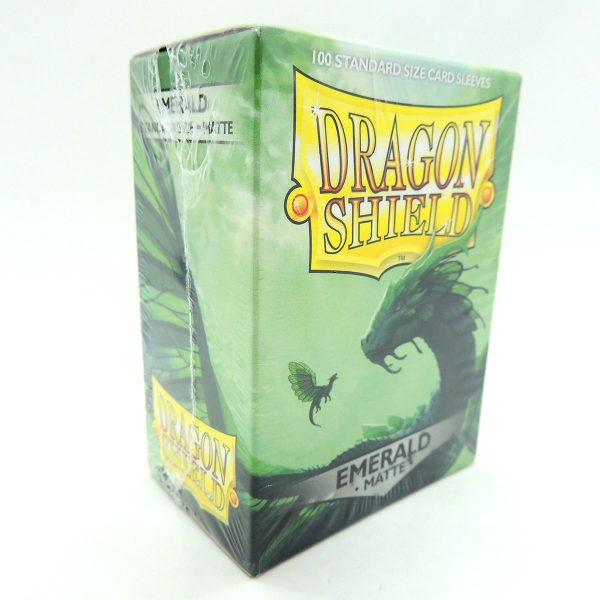 63x88 Green MATTE Sleeves - Dragon Shield - Box 100