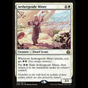 MTG Minera etergeoda (Aethergeode Miner) Aether Revolt