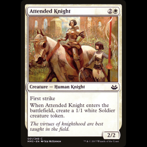 MTG Attended Knight Modern Masters 2017