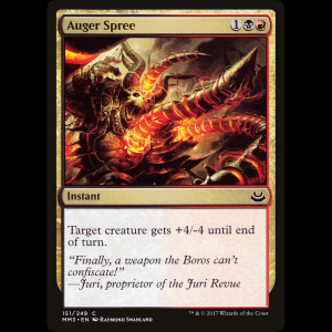 MTG Auger Spree Modern Masters 2017 mm3#151