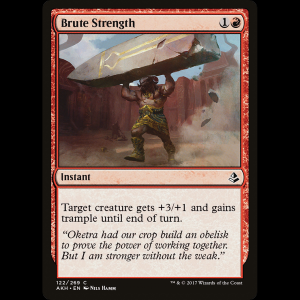 MTG Brute Strength Amonkhet akh#122