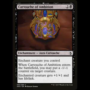 MTG Cartouche of Ambition Amonkhet akh#83