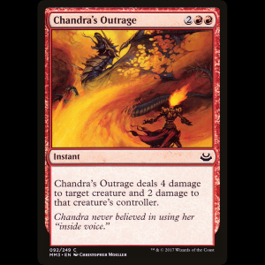 MTG Chandra's Outrage Modern Masters 2017