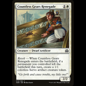 MTG Countless Gears Renegade Aether Revolt
