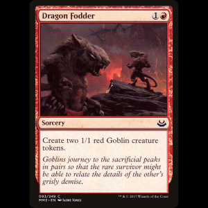 MTG Dragon Fodder Modern Masters 2017