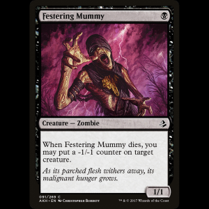 MTG Festering Mummy Amonkhet akh#91