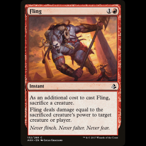 MTG Fling Amonkhet akh#132