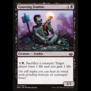 MTG Gnawing Zombie Modern Masters 2017 mm3#71