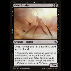 MTG Grim Strider Amonkhet akh#94