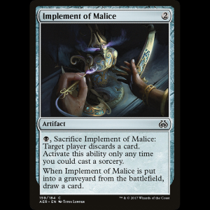 MTG Implement of Malice Aether Revolt