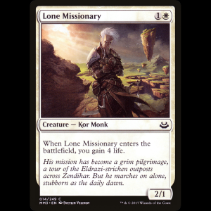 MTG Lone Missionary Modern Masters 2017
